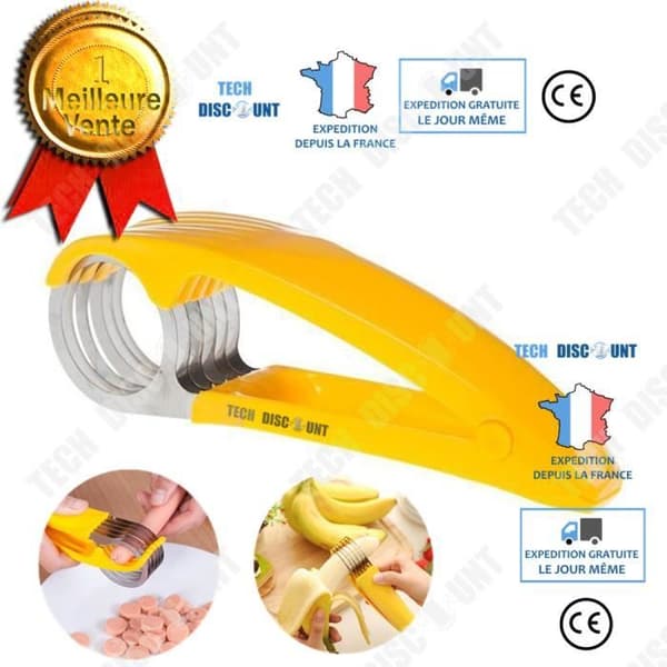 TD® bananskärare i rostfritt stål Köksredskap Enkel användning Solid Lättvikts sanitet och säker present