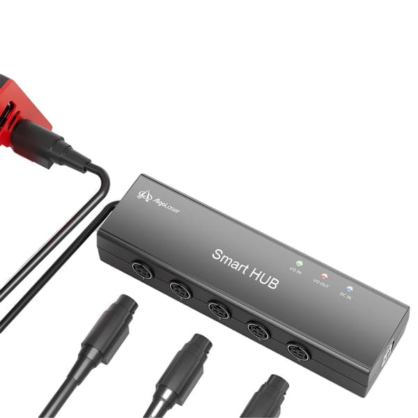 Algolaser Smart HUB, 5 udgangsporte, nem plug and play,sort