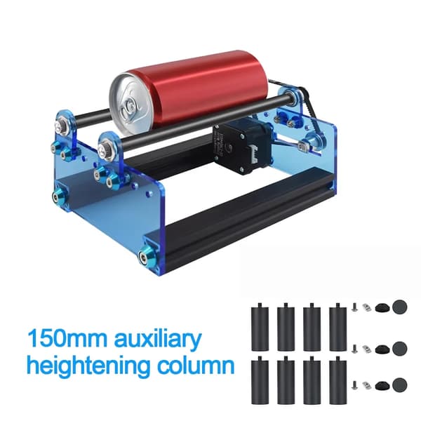 Lasergravering maskine, Y-akse roterende rulle, gravering af cylindriske objekter,Y-Axis Højden Kit