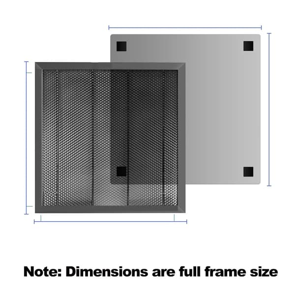 Laser Skæring Honningkomb Arbejdsbord, Aluminium Materiale, 430x400mm Størrelse,430x400x22mm, med aluminiumsplade