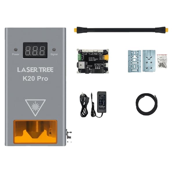 Laserpää, 20W optinen teho, ilmavälitteinen teknologia,LT-K20-Pro-EU, 24V