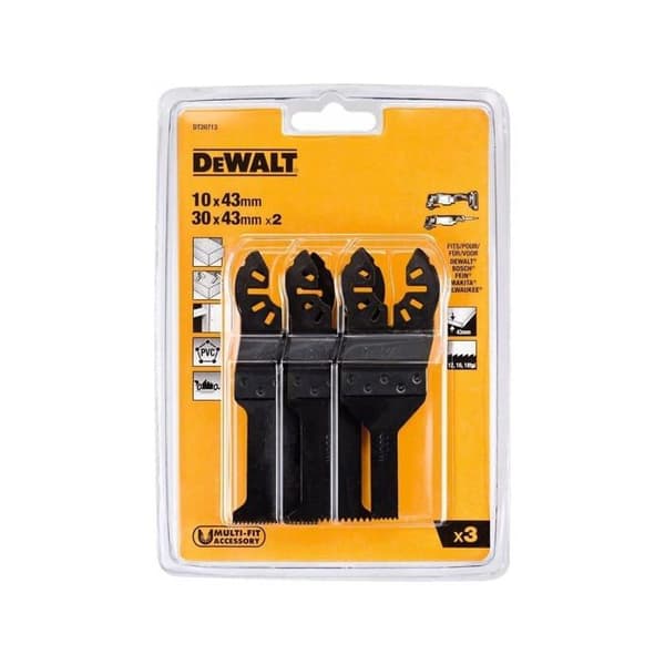 3 blad för Multicutter DEWALT - multimaterial - DT20713