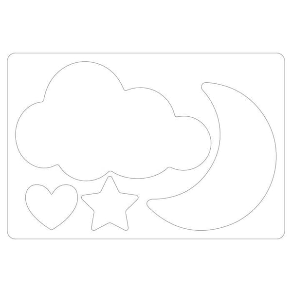 Kutter - skärplatta - Sizzix-klinga - 665963 - Bigz L Moon skärform - Cloud av Olivia Rose | | Kapitel 3 2022