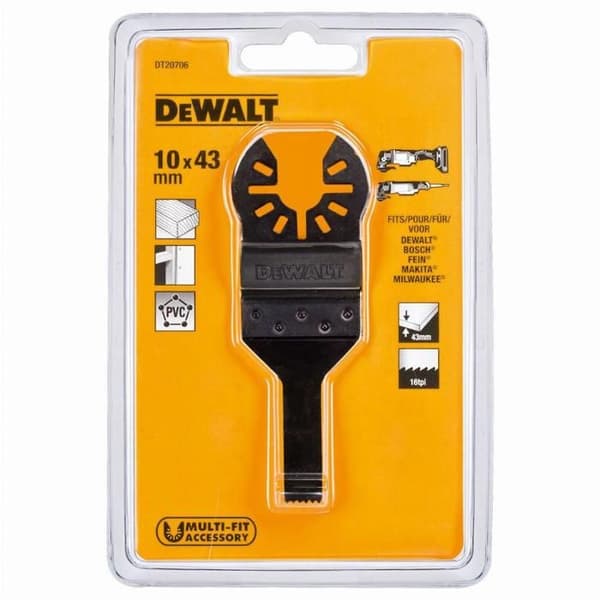 Lame Bim snabb för Multicutter DEWALT - 43 x 30 mm - DT20704