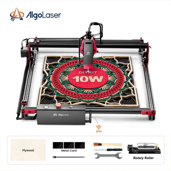 Lasergraver, 5W output, Wifi-forbindelse,DIY Kit 10W arr
