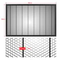 Miniatyrbillede 2 af 2: Honningkageplade, størrelse 540 x 850 mm, holdbart galvaniseret jern,H8554