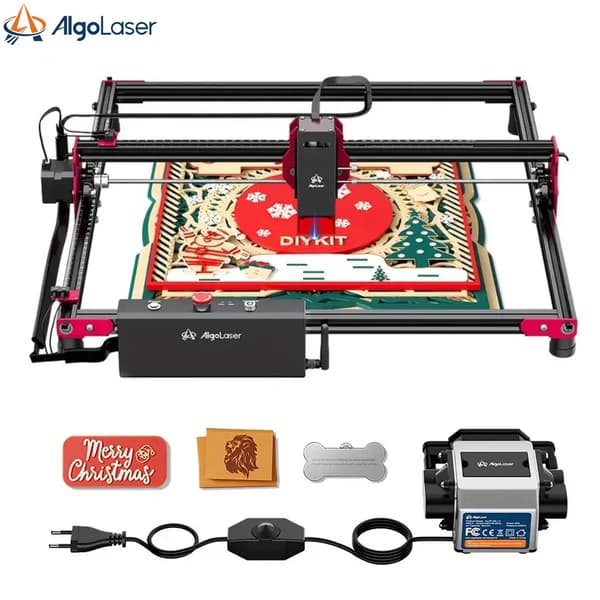 Algolaser Lasergravyr, 5W Effekt, 400mm x 400mm Gravyrområde,10W, GÖR DET SJÄLV KIT 1