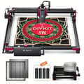 Miniatyrbillede 2 af 2: Lasergraver, 400x400mm graveringområde, 72W elektrisk effekt, NEMA 42 steppermotorer,GØR DET SELV SÆT 5W RR2 HP