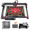 Miniatyrbillede 1 af 2: Lasergraver, 400x400mm graveringområde, 72W elektrisk effekt, NEMA 42 steppermotorer,GØR DET SELV SÆT 5W RR2 HP
