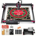 Miniatyrbillede 2 af 2: Lasergraver, 400x400mm graveringområde, 72W elektrisk effekt, NEMA 42 steppermotorer,GØR DET SELV SÆT 5W RR2