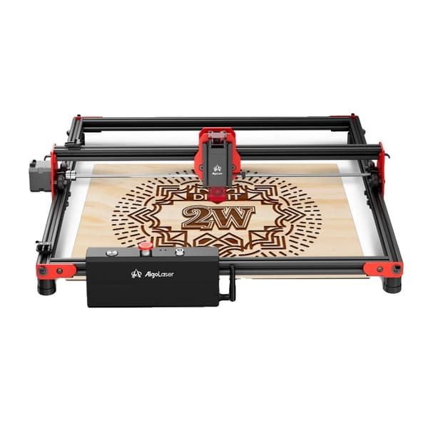 ALGO DIY Laser Cutter, 400x400mm Gravyrområde, Kompatibel med LightBurn,DIY KIT 2W