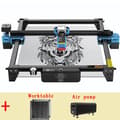 Miniatyrbild 2 av 2: CNC Laserskärmaskin, 300x300mm Graveringsområde, Hög hastighet på gravering, Kompatibel med flera programvaror,80W TTS-10 PRO, Paket 3, EU