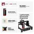 Pikkukuva 2 / 4: ACMER S1 -laserveistäjä, 3,5 W laserteho, 130 mm x 130 mm kaiverrusalue, säädettävä kaiverrusnopeus