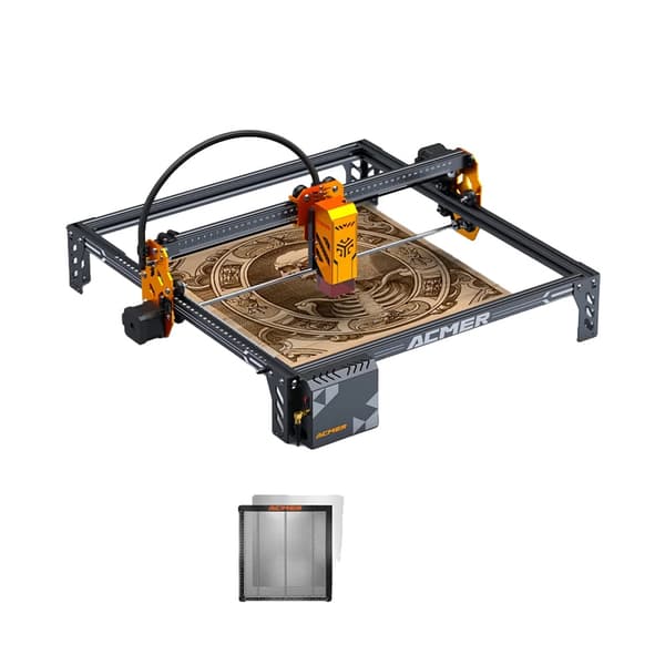6000mw effekt, 380mm x 370mm gravurstørrelse,Kombination 3, 5.5W, EU