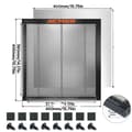 Miniatyrbillede 1 af 2: Laser Honningkage Bed, Præcis Positionering, Forbedret Luftstrøm,400x400x22mm
