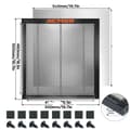 Miniatyrbillede 1 af 2: Laser Honningkage Bed, Præcis Positionering, Forbedret Luftstrøm,500x500x22mm