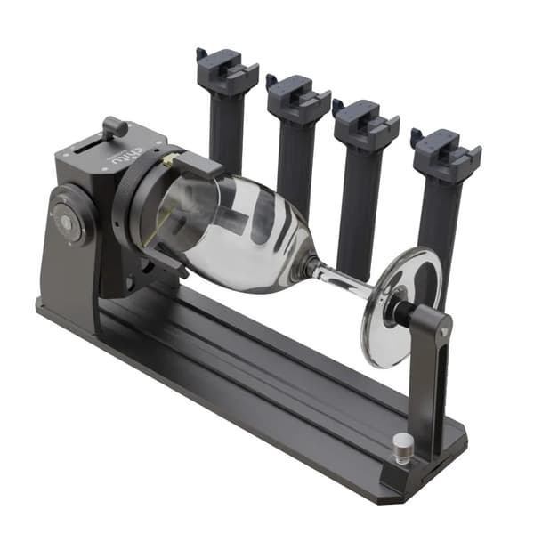 Rotary Roller Multifunktionel Chuck, 180° Vinkeljustering, Kompatibel med Lasergravermaskiner,Opgraderet RR1