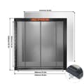 Miniatyrbillede 1 af 2: ACMER Laser Honeycomb Arbejdsbord, CE-certificeret, Alsidig til Gravering og Skæring Maskiner,430x400mm