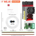 Miniatyrbild 2 av 2: NEJE A40640 Laser Modul, 12W Optisk Effekt, Justerbar Fokusering,A40640 Laser modul