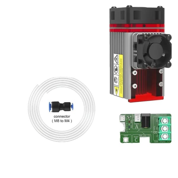 NEJE A40640 Laser Modul, 12W Optisk Effekt, Justerbar Fokusering,A40640 Laser modul