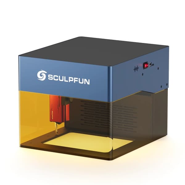 Sculpfun Laser Graver, 120x120mm Arbejdsområde,iCube ProMax, 10W