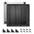 Miniatyrbillede 1 af 2: Honningkage Arbejdsbord, 400x400mm Størrelse, Aluminiumlegering Materiale, 22mm Tykkelse,sort