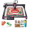 Miniatyrbillede 1 af 2: CNC Router, 10W laser effekt, 300 x 315 mm gravering område, WiFi-forbindelse,GØR DET SELV KIT MINI 10W