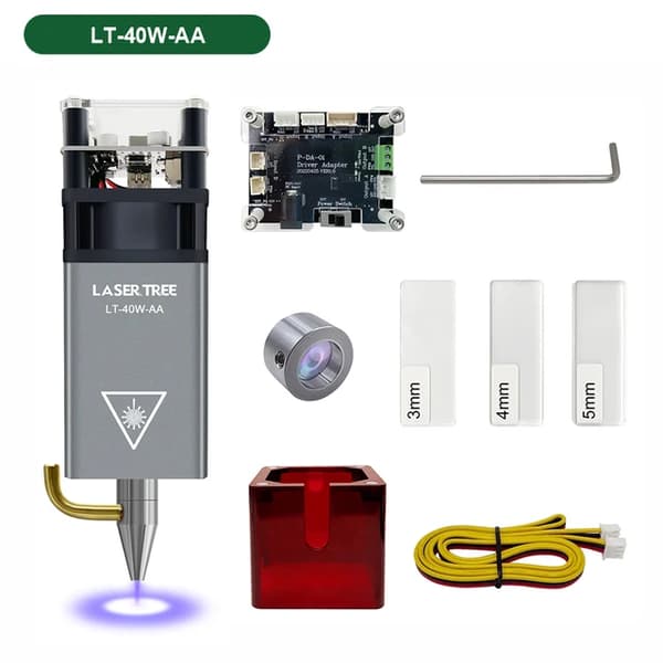Lasermodul, 40W effekt, Luftassistent teknologi, LT-40W-AA