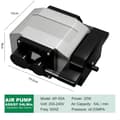 Miniatyrbillede 2 af 2: CNC Lasergravering Luftassistentpumpe, 25W Effekt, 54L/min Luftudgang,Luftassistentpumpe 25W