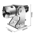 Miniatyrbillede 2 af 2: Rotaryakse til fiberlasermærkningsmaskine, 360° rotation, kompatibel med 5-80 mm objekter,Rotary