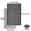 Miniatyrbillede 3 af 4: NEJE Laser Honningcomb Panel Bord, 530 x 850 mm Størrelse, Holdbart Galvaniseret Jern og Aluminium, CE Certificeret