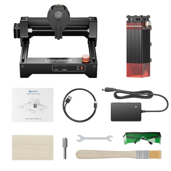 Lasergravyr, 2,5W effekt, 130*140mm arbetsområde, 12 000mm/min hastighet,LÄNGRE RAY5 Mini 2.5W, EU