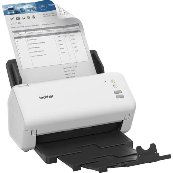 Skanneri - BROTHER - ADS-4100 - Office-asiakirjat - Kaksipuolinen - 70 sivua/35 kuvaa minuutissa - ADS4100RE1