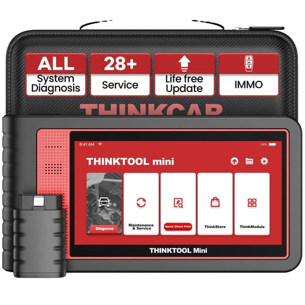 THINKCAR Thinktool Mini, Fuldt System Scanner med WiFi, 5,99-tommers skærm,Thinktool mini