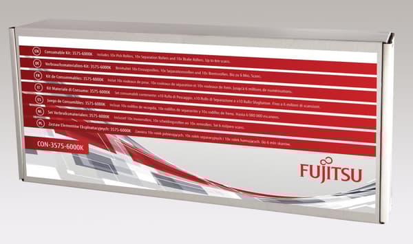 Fujitsu Consumable Kit - skanneri - kulutustarvikesarja (10 kpl pakkaus) - malleihin fi-6400, 6800