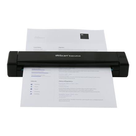 Portable Scanner IRIS IRIScan Executive 4, A4, USB 2.0, Black Sort