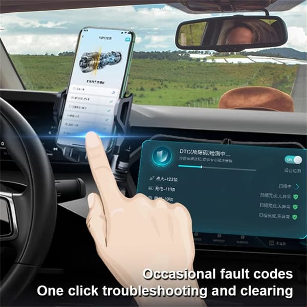 B25 ELM327 OBD bilfelsskanner Bluetooth fordonskodsökningsdiagnostikverktyg