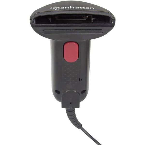 Manhattan 178488 USB-Kit Streckkodsskanner Kabelbunden 1D CCD Svart Hand-skanner USB