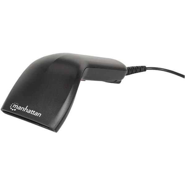 Manhattan 178488 USB-Kit Streckkodsskanner Kabelbunden 1D CCD Svart Hand-skanner USB
