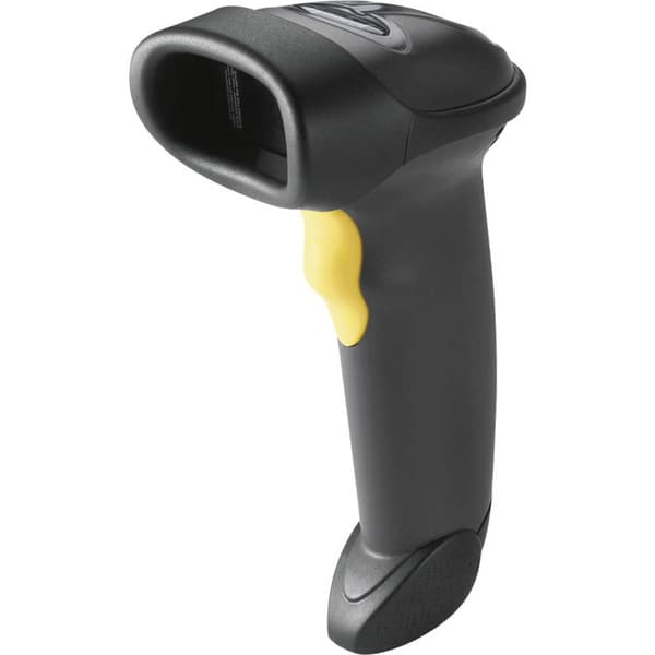 Zebra LS2208 Streckkodsskanner Kabelbunden 1D Laser Antracit Hand-skanner USB