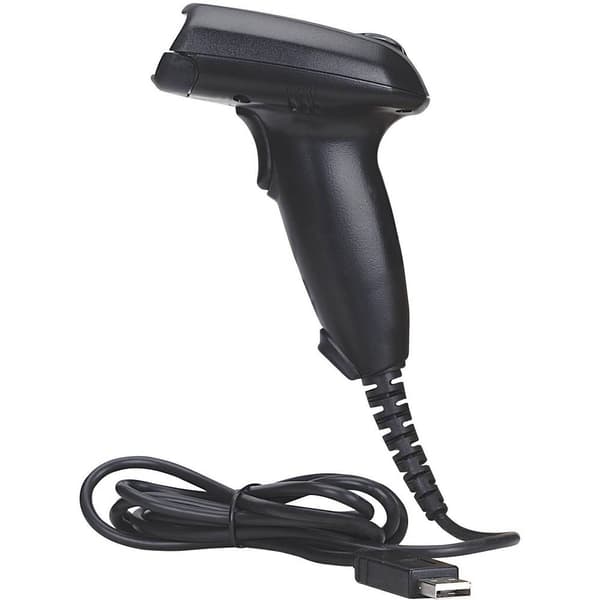 Manhattan 177672 USB-Kit Streckkodsskanner Kabelbunden 1D CCD Svart Hand-skanner USB