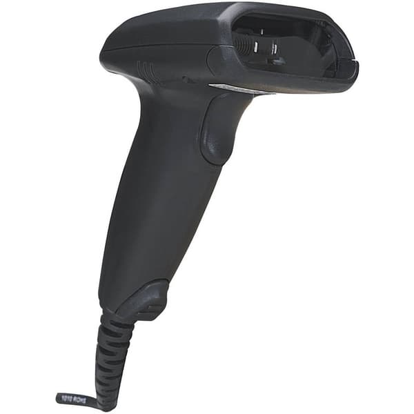 Manhattan 177672 USB-Kit Streckkodsskanner Kabelbunden 1D CCD Svart Hand-skanner USB