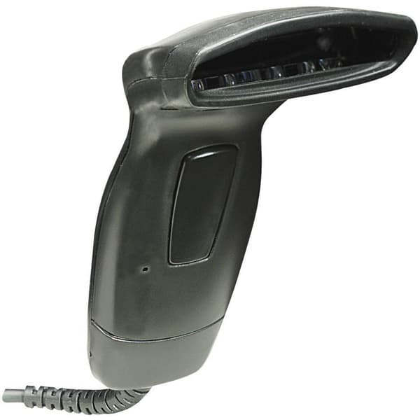 Manhattan 460866 USB-Kit Streckkodsskanner Kabelbunden 1D CCD Svart Hand-skanner USB