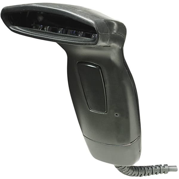 Manhattan 460866 USB-Kit Streckkodsskanner Kabelbunden 1D CCD Svart Hand-skanner USB