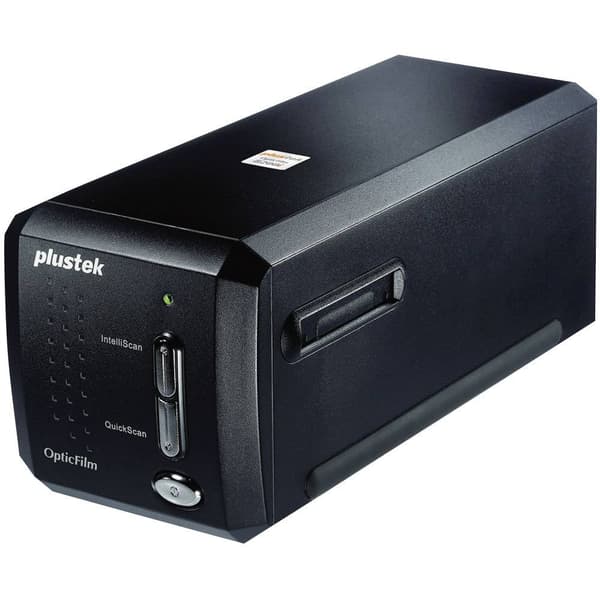 Plustek OpticFilm 8200i Ai Negativskanner, Diaskanner 7200 dpi Damm- och reprengöring: Hårdvara Svart
