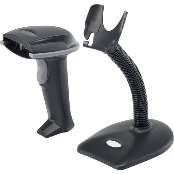 Renkforce LS6320E USB-Kit Autosense Streckkodsskanner Kabelbunden 1D Laser Svart Hand-skanner USB