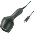 Miniatyrbild 2 av 2: Manhattan 460835 USB-Kit Streckkodsskanner Kabelbunden 1D CCD Svart Hand-skanner USB