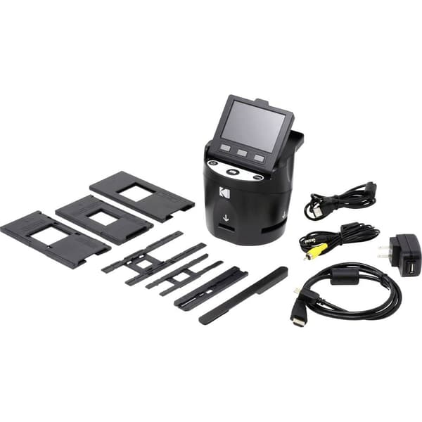 Kodak SCANZA Digital Film Scanner Filmskanner 14 Megapixel Genomlysningsenhet, Integrerad display, Digitalisering utan