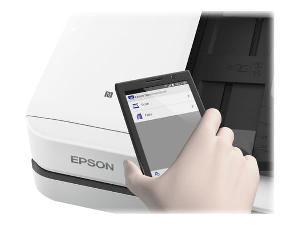 Epson WorkForce DS-1660W - Asiakirjaskanneri - Duplex - A4 - 1200 dpi x 1200 dpi - jopa 25 sivua/min (mono) / jopa 25 sivua/min (väri) - ADF (50 arkk
