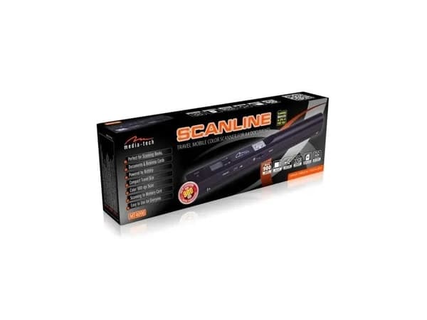 Media-Tech SCANLINE MT4090 - Håndholdt-skanneri - A4 - 600 dpi x 600 dpi - USB 2.0